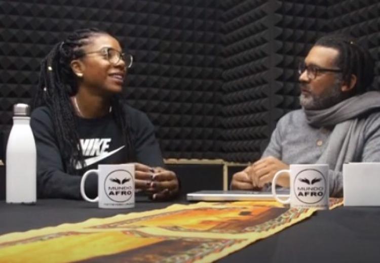 Deborah Rodríguez y Miguel Pereira en Mundo Afro